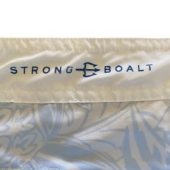 Strong Boalt Blue & White Tropical Board Shorts 42 - Picture 2 of 5